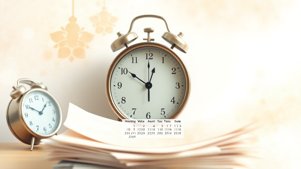 상속세 신고 기한 및 방법 (watercolor 스타일)