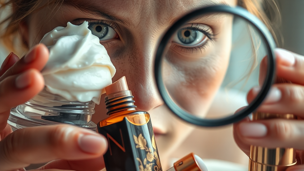 화장품 변질, 이런 징후를 놓치지 마세요! (realistic 스타일)