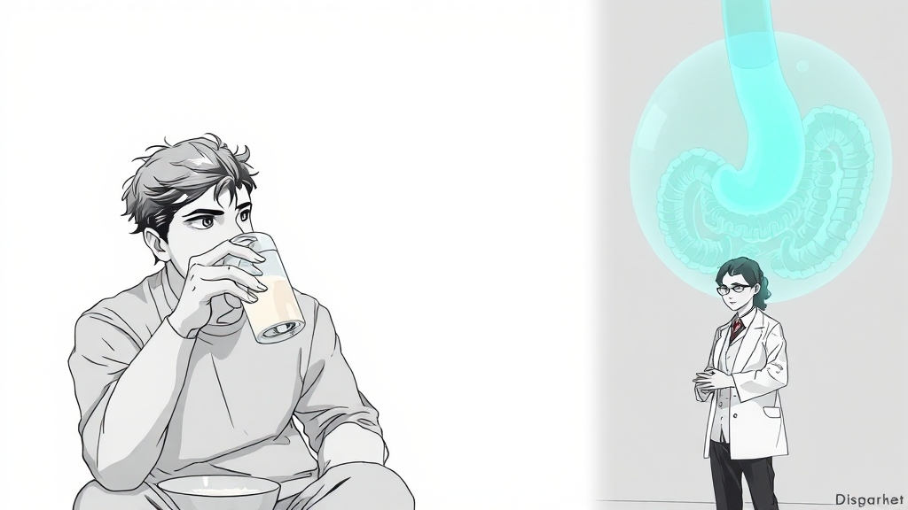 대장내시경 전날과 당일, 준비사항은? (illustration 스타일)