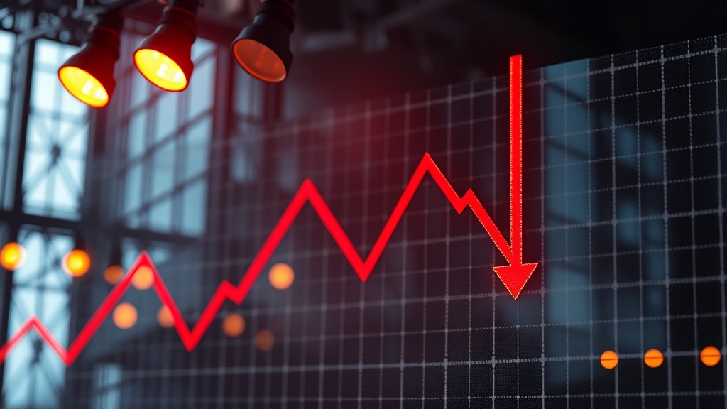 투자 위험 요소 및 리스크 (realistic 스타일)