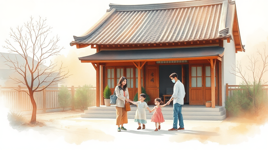 손없는 날, 이사 길일의 의미와 유래 (watercolor 스타일)