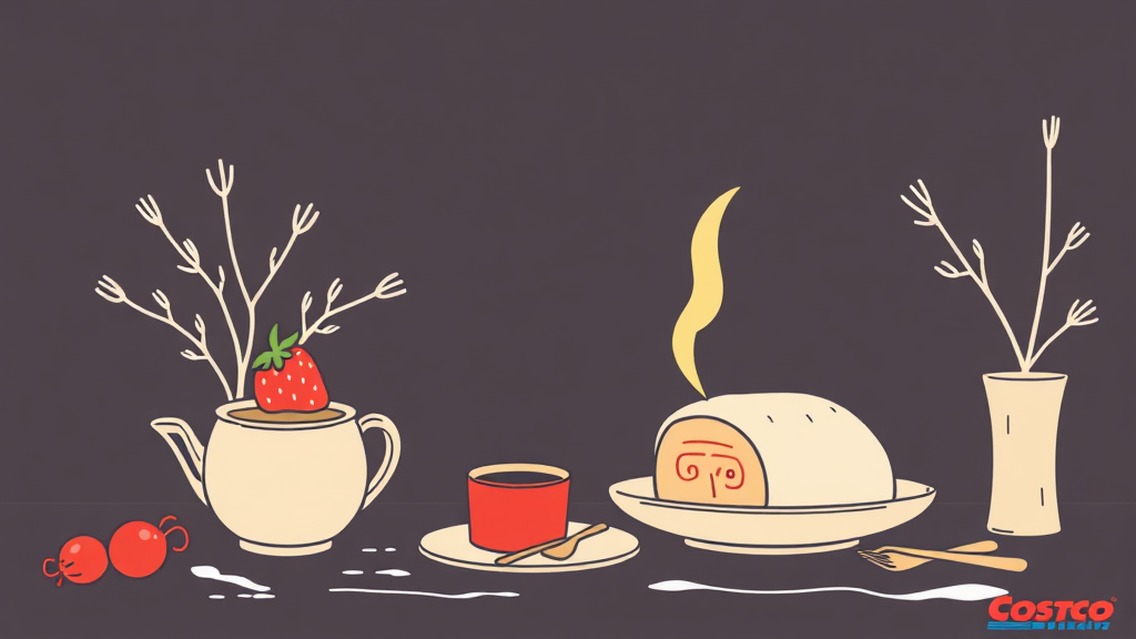 코스트코 12월 식품 & 신상품 (illustration 스타일)