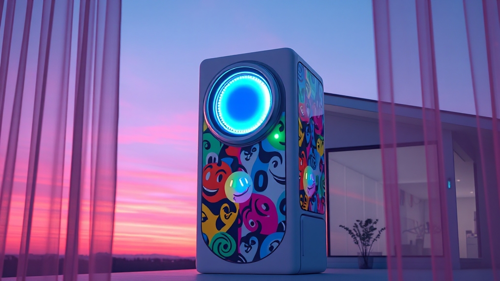 삼성 에어컨 스마트 기능 활용 (popart 스타일)