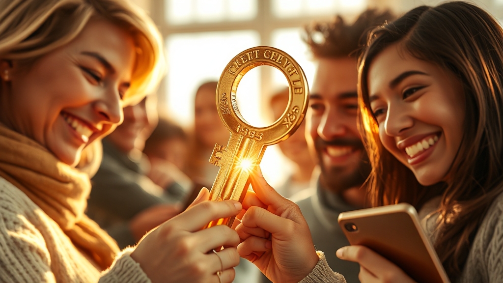 신용점수의 중요성 (realistic 스타일)