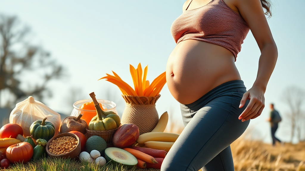 복부 팽만 완화를 위한 생활 습관 개선법 (realistic 스타일)