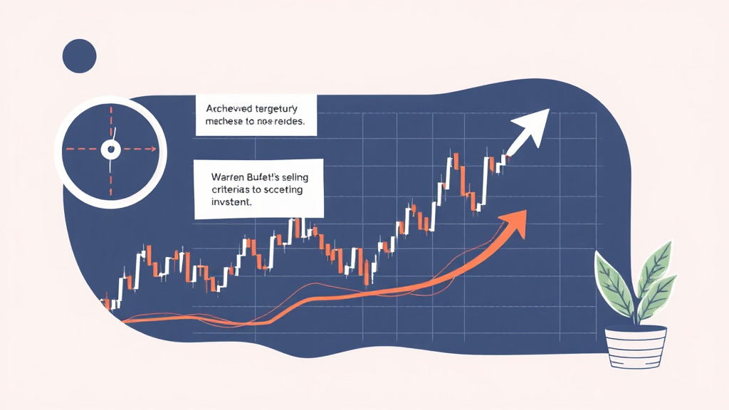 매도 타이밍 전략 (illustration 스타일)