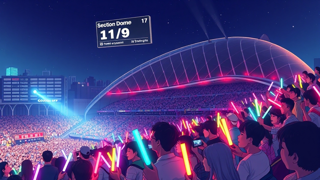 고척돔/인천 콘서트 현장 관람 가이드 (illustration 스타일)