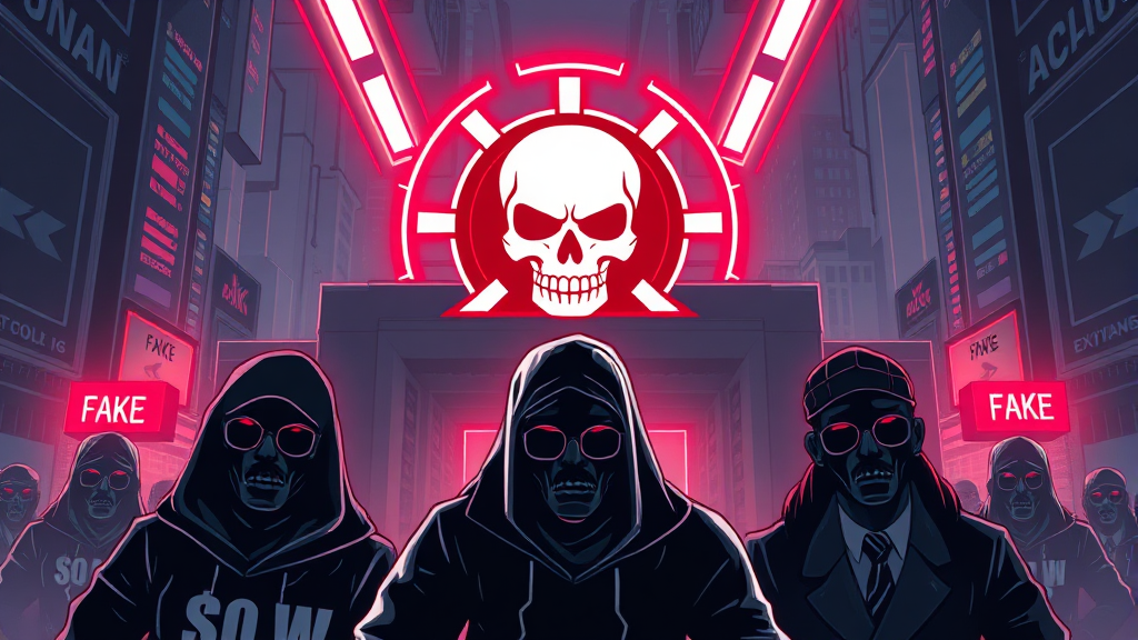 불법 거래소, 어떻게 구별할까? (illustration 스타일)