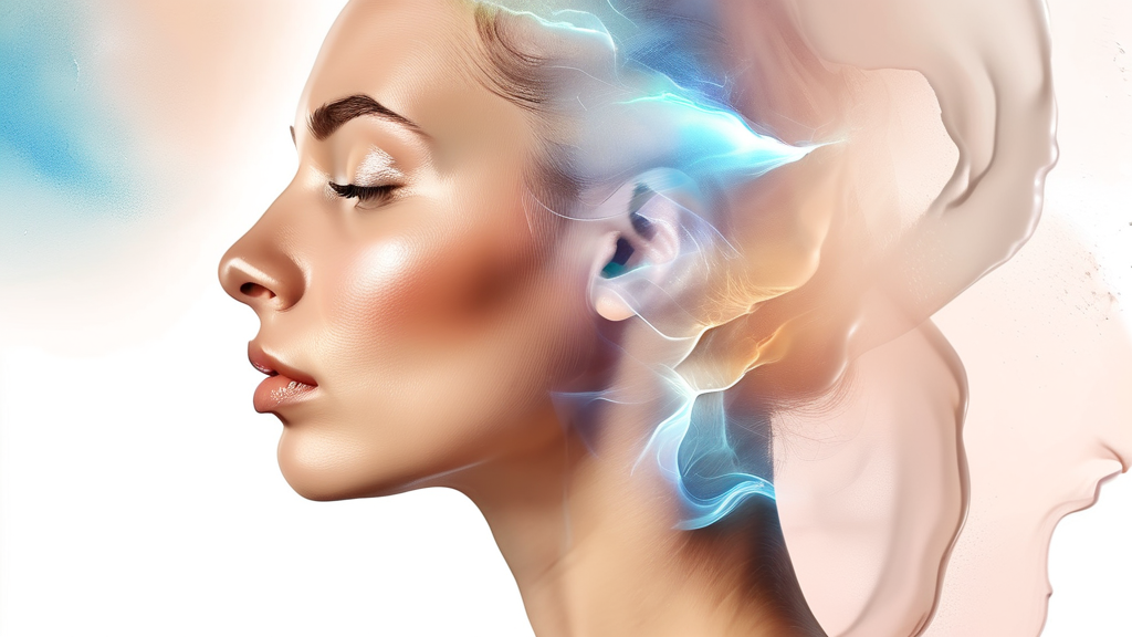 피부과 시술별 원리와 효과 분석 (watercolor 스타일)