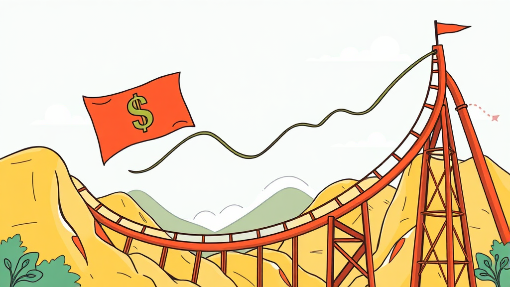 최근 환율 변동 추이 분석 (illustration 스타일)