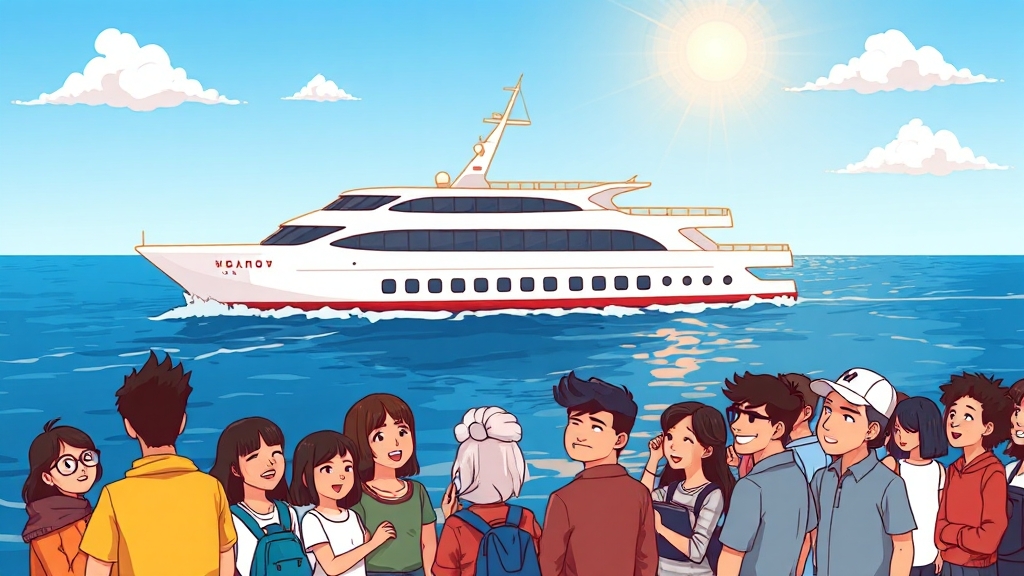 하화도 배편, 이것만 알면 끝! (cartoon 스타일)