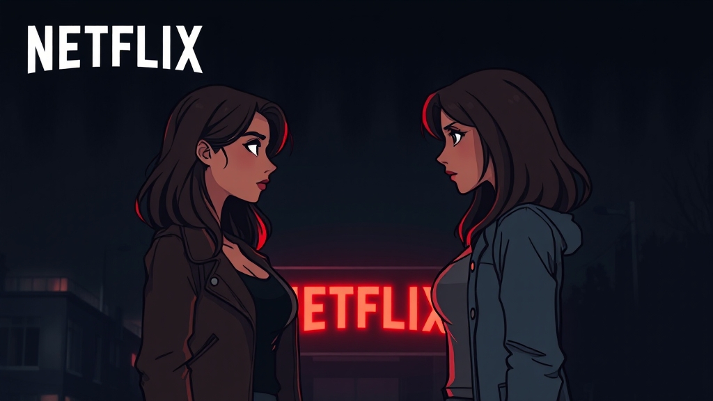 넷플릭스 ‘당신이 죽였다’ 현실 반영 (cartoon 스타일)