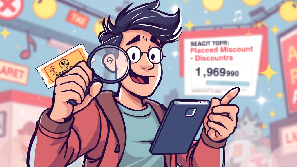 똑똑한 할인 꿀팁 대방출 (cartoon 스타일)