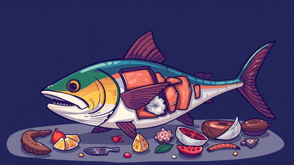 부위별 맛, 뭐가 다를까? (cartoon 스타일)