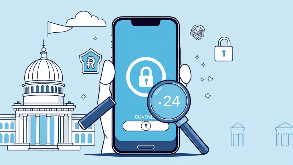 정부24 앱 2026 완벽 가이드: 설치부터 모바일 신분증, 전자문서지갑 활용까지 8 정부24 앱 이용 시 주의사항 및 보안 관리 (illustration 스타일)