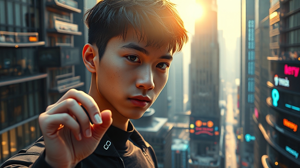 얼굴 인식 기술, 미래는? (realistic 스타일)