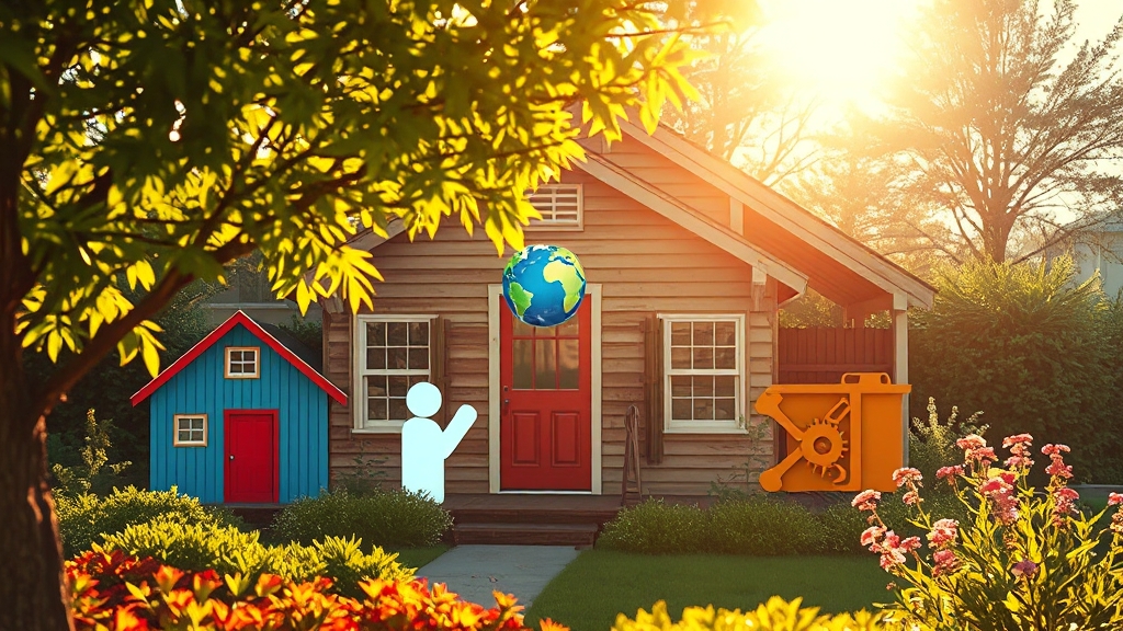 주거복지 서비스 & 지원 내용 (realistic 스타일)