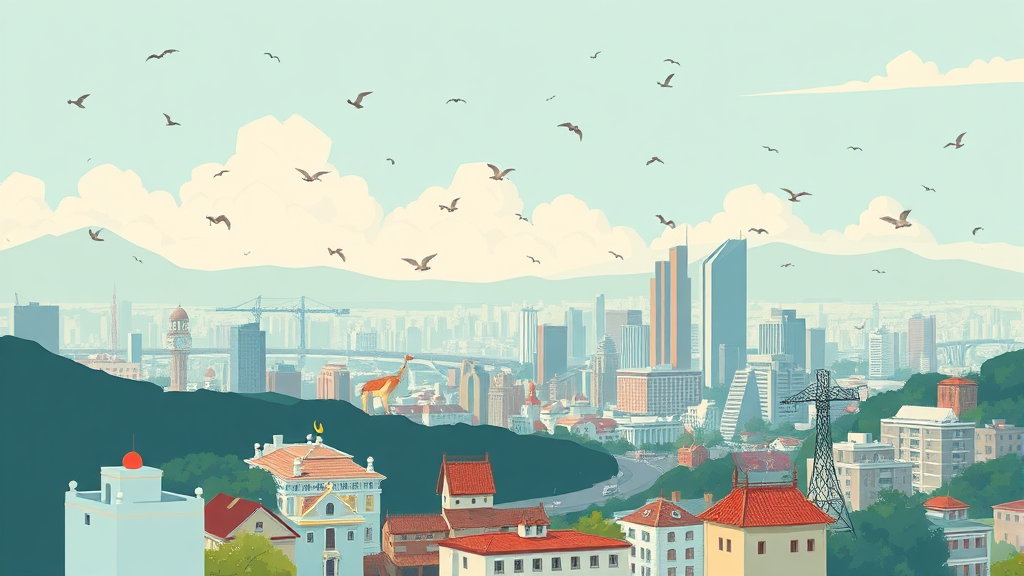 지역별 청년수당 비교 (illustration 스타일)