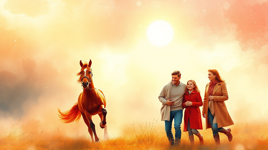 2026년 병오년 의미를 담은 인사 (watercolor 스타일)