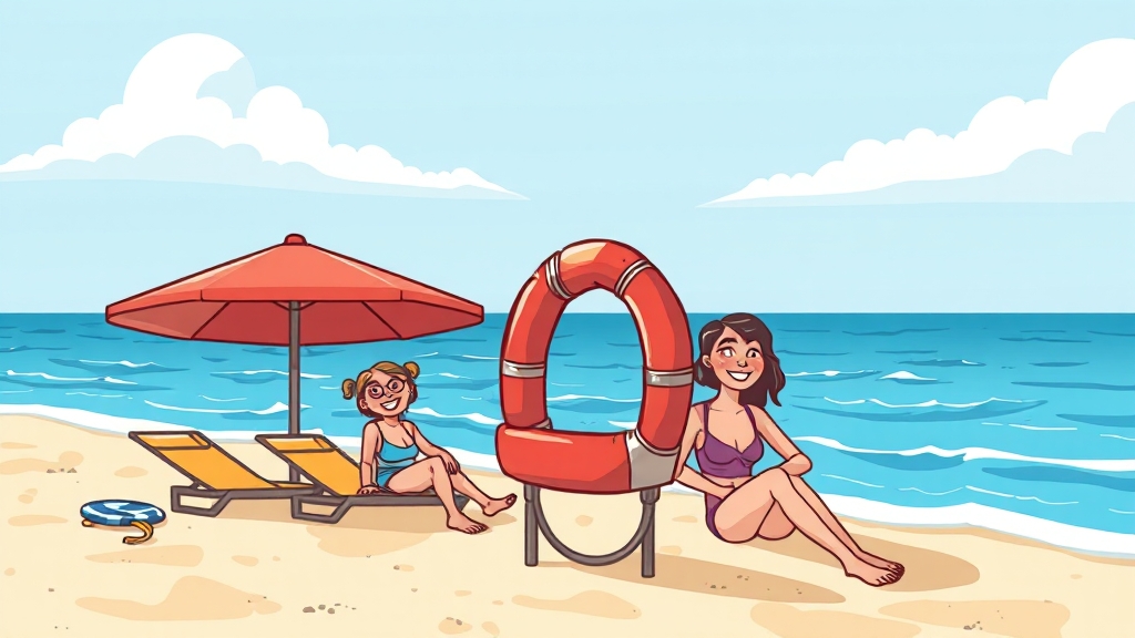 안전하고 편리하게 즐기세요 (cartoon 스타일)