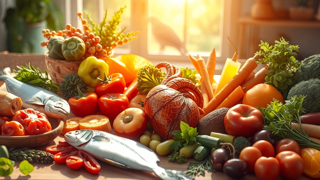 식습관, 심혈관 건강의 첫걸음 (realistic 스타일)