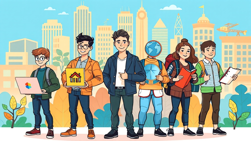 2025 주요 지원금 종류는? (cartoon 스타일)