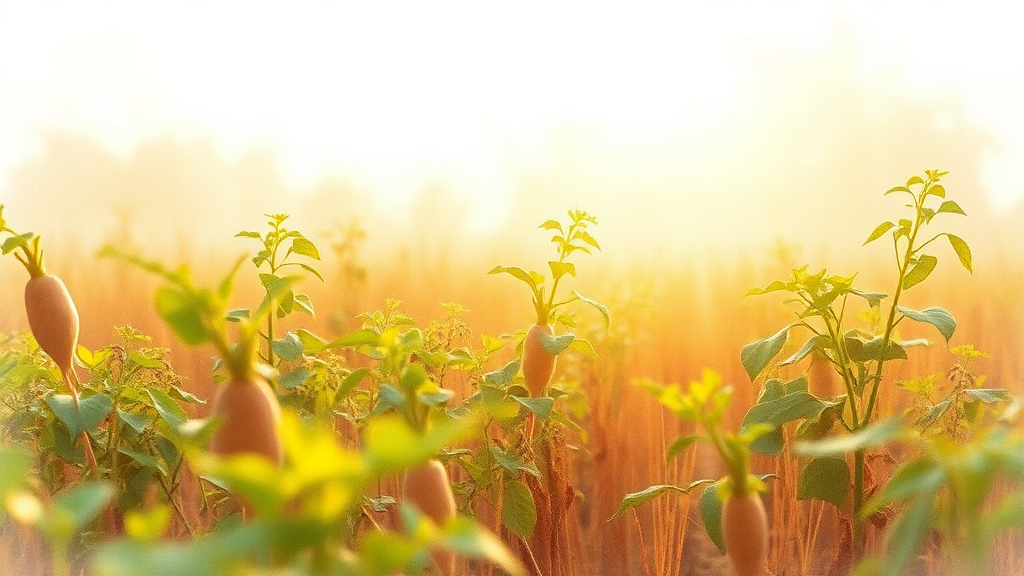 마, 어떤 효능이 있나요? (watercolor 스타일)