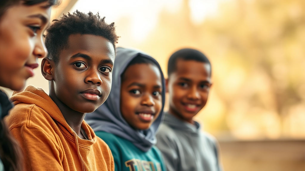 위기 청소년을 위한 맞춤형 지원 프로그램 알아보기 (realistic 스타일)