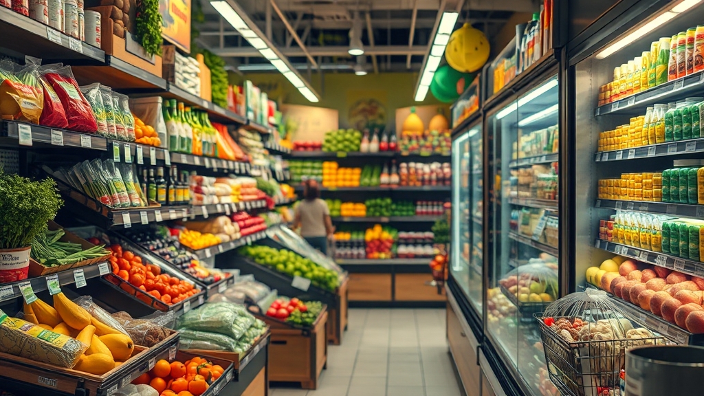 무인매장 종류별 비교 (realistic 스타일)