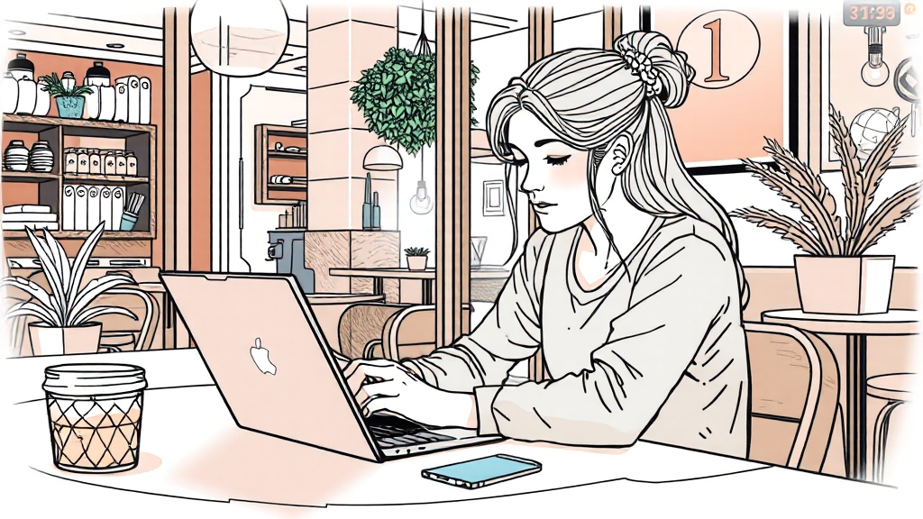 배터리 성능 및 사용 시간 (illustration 스타일)