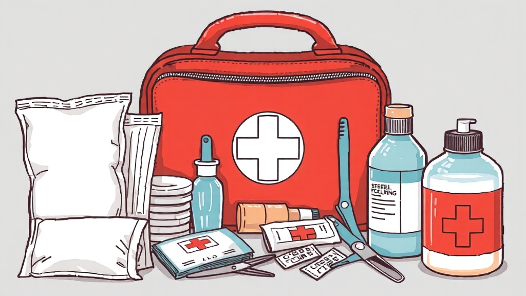 필수품 체크리스트 (illustration 스타일)