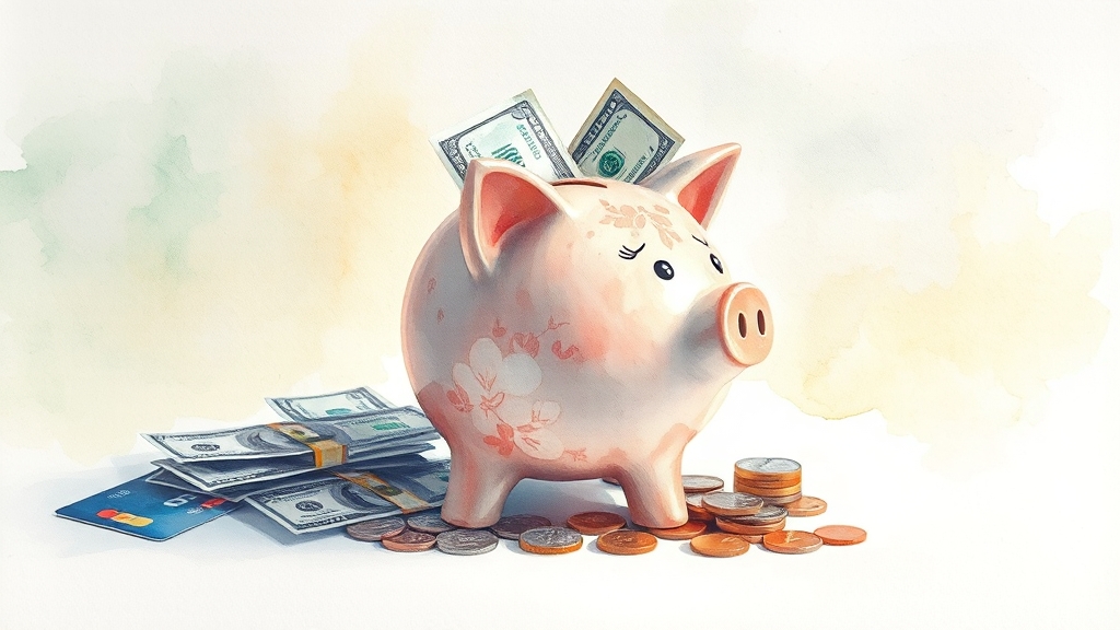 신용 회복, 어떻게 해야 할까? (watercolor 스타일)