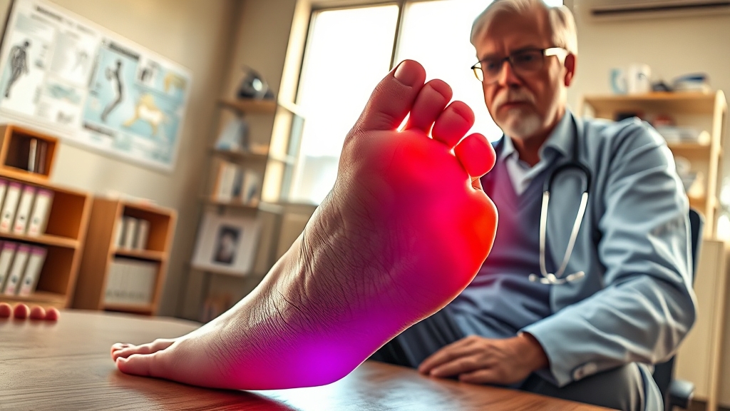 족저근막염 자가진단 (realistic 스타일)