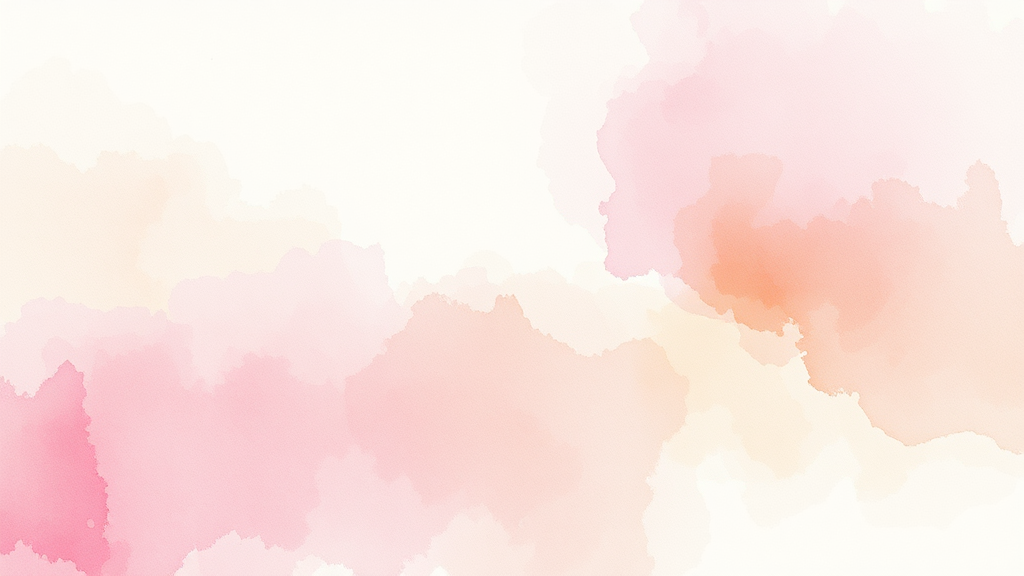 AI 기술력 및 협력 관계 (watercolor 스타일)