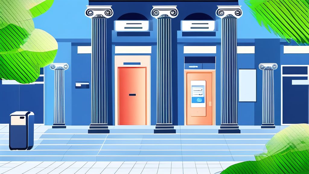 점검 시간 외 인터넷뱅킹 서비스 이용 방법 (illustration 스타일)