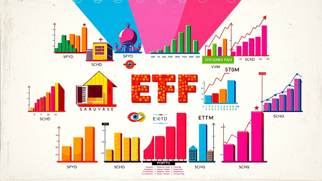 대표적인 고배당 ETF 종류별 분석 (popart 스타일)
