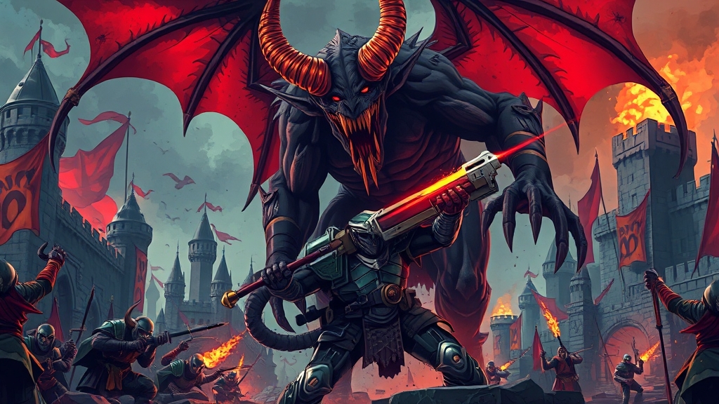 장르별 게임 추천 (illustration 스타일)