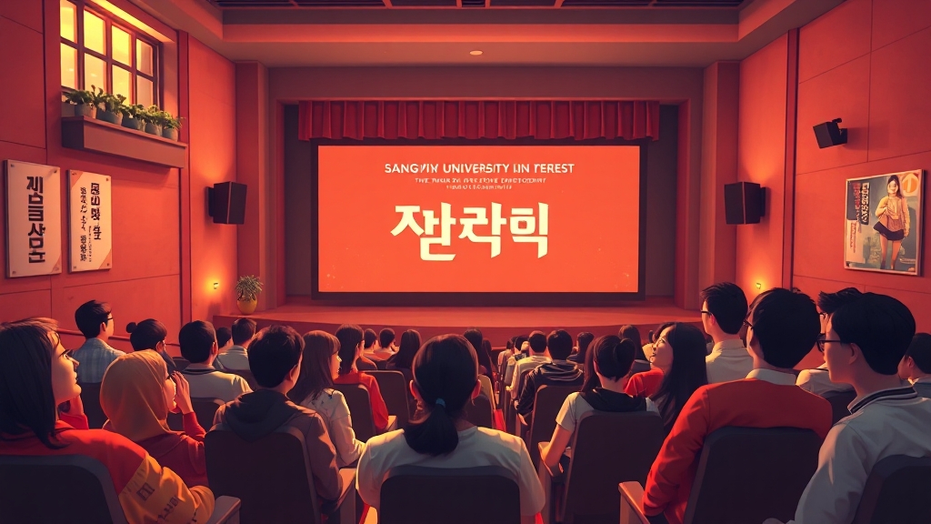 영화 상영회, 왜 특별할까? (illustration 스타일)