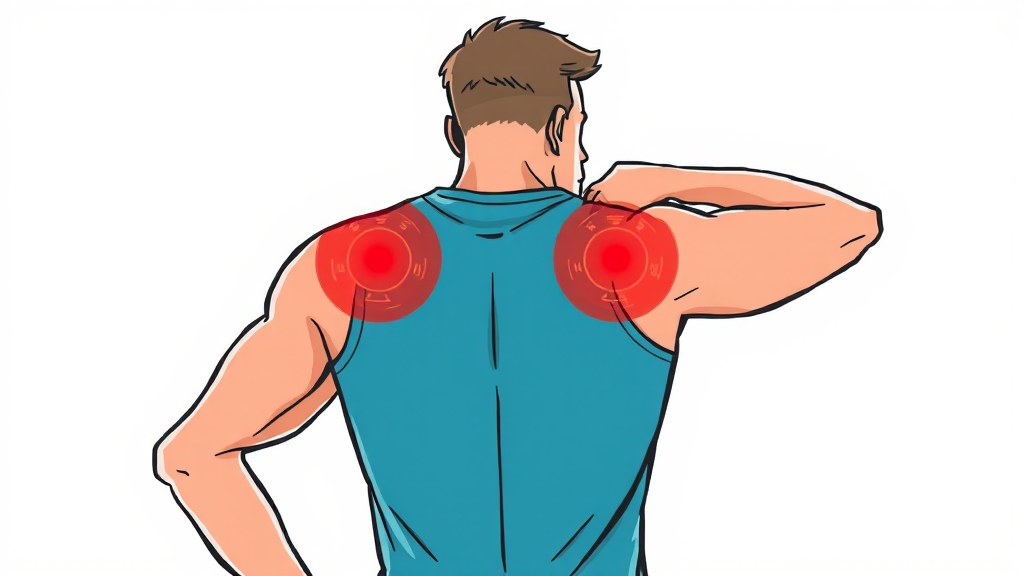 어깨충돌증후군 원인 (cartoon 스타일)