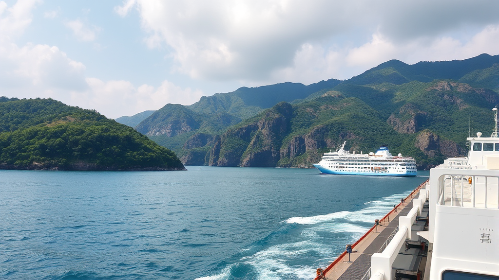 울릉도 배편 예약 시 유용한 꿀팁과 할인 정보 (realistic 스타일)