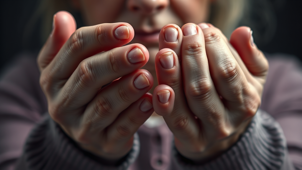 레이노 증후군 원인 (realistic 스타일)