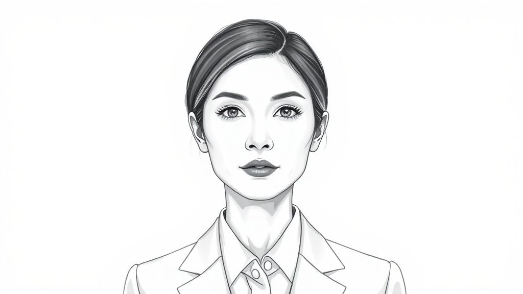 여권사진 촬영 시 주의사항 (illustration 스타일)