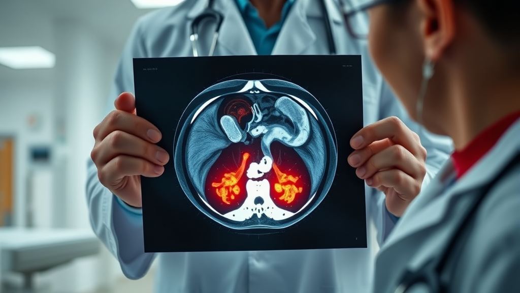 맹장염, 진단 방법은? (realistic 스타일)