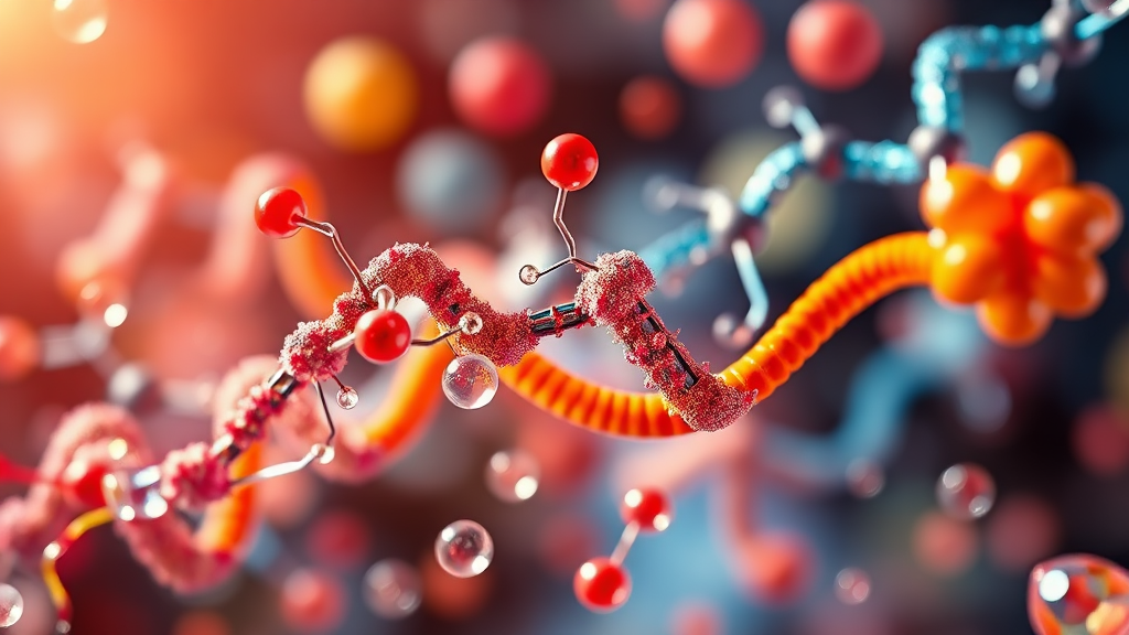 생화학이란 무엇일까요? (realistic 스타일)