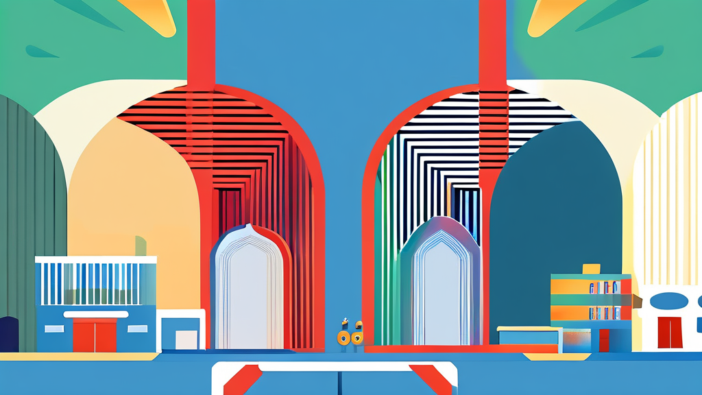 투자자를 위한 코스피 vs 코스닥 선택 가이드 (illustration 스타일)