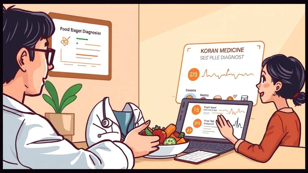 자가진단 방법 & 결과 해석 (cartoon 스타일)