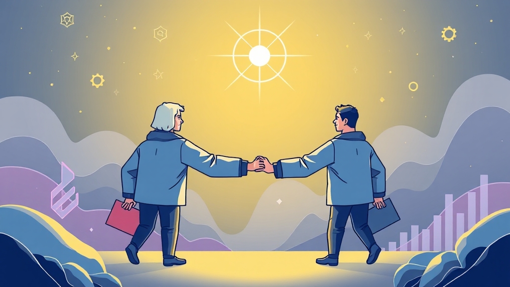 네이버-두나무, 미래는 밝을까? (illustration 스타일)