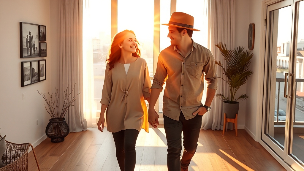 행복주택 vs 국민임대주택 (realistic 스타일)