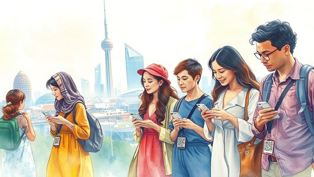 K원패스 이용 방법 (watercolor 스타일)