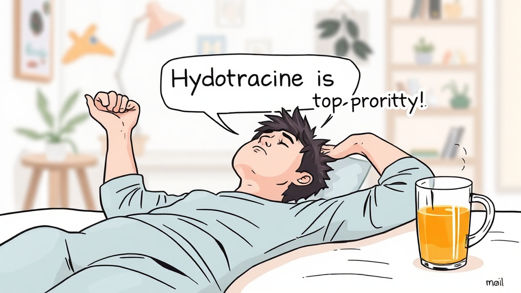 감염 시 대처 방법 (illustration 스타일)